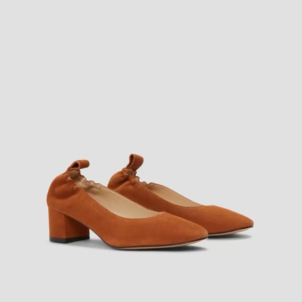 Everlane Suede Block Heel size 6